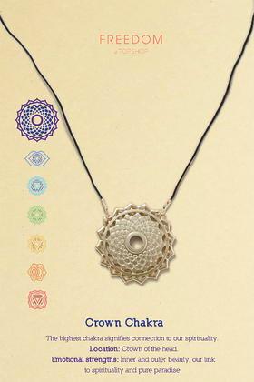 Topshop Crown Chakra Ditsy Necklace