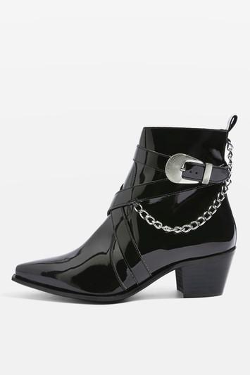 Topshop Move It Western Ankle Boots