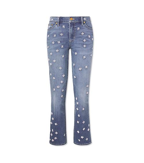 Tory Burch Burwood Straight-leg Jean