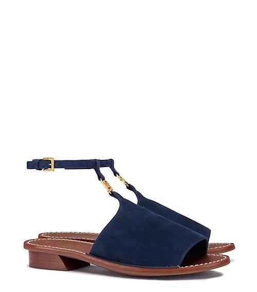 Tory Burch Gemini Link Ankle-strap Sandals
