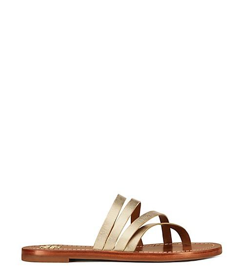 Tory Burch Patos Metallic Slide