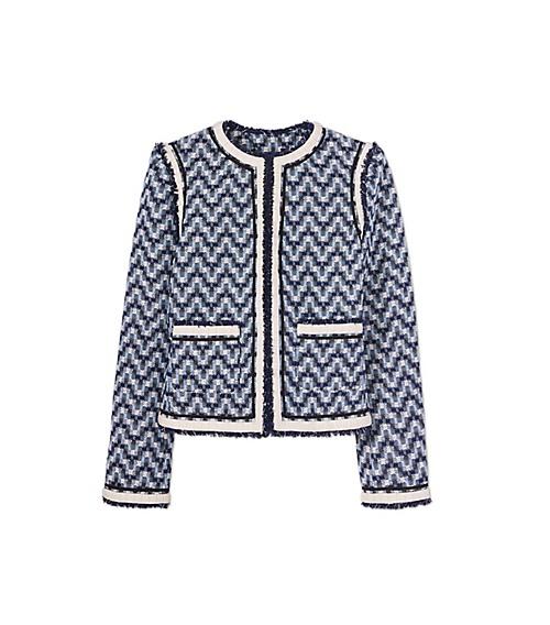 Tory Burch Justine Tweed Jacket