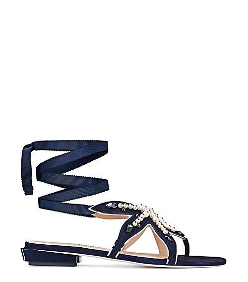 Tory Burch Seashore Flat Sandals
