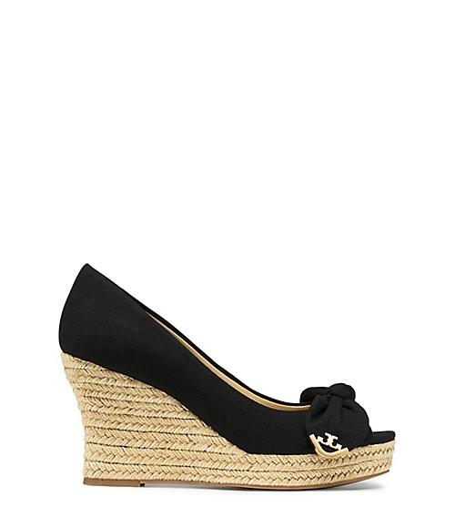 Tory Burch Dory Peep-toe Espadrilles Wedges
