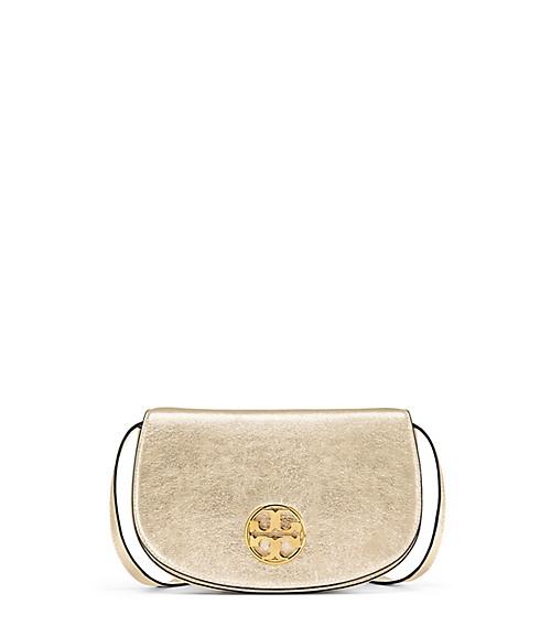 Tory Burch Jamie Metallic Clutch