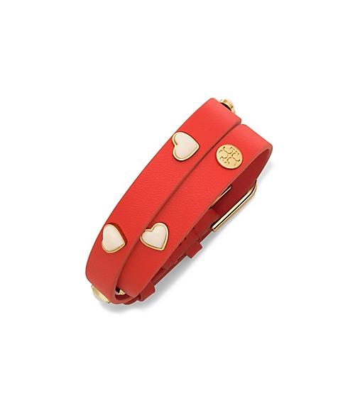 Tory Burch Double-wrap Amore Bracelet