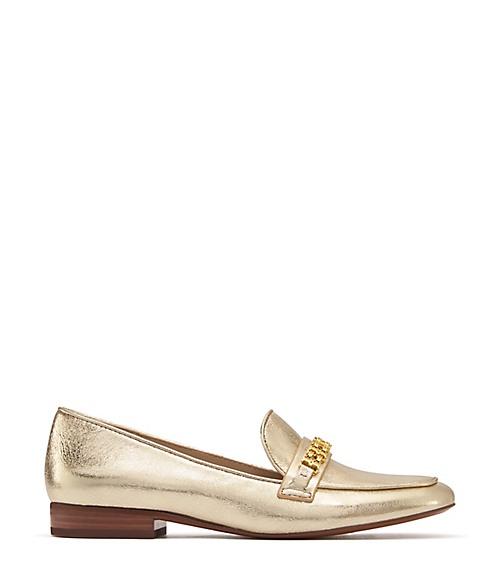 Tory Burch Gemini Link Metallic Loafer
