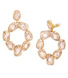 Tory Burch Stone Abstract Wreath Earring