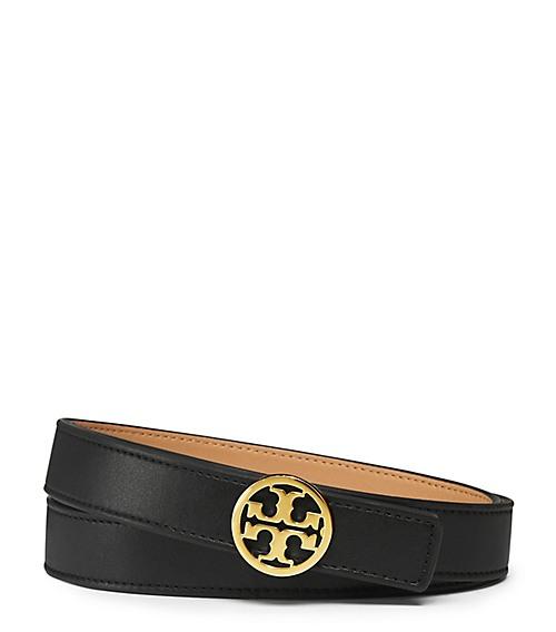 Tory Burch 1&quot; Reversible Classic Tory Logo Belt