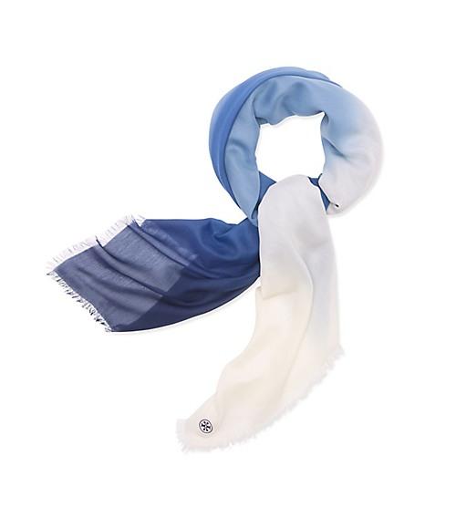 Tory Burch Ombre Oversized Square Scarf