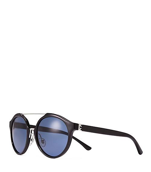 Tory Burch Double-bridge Round Sunglasses