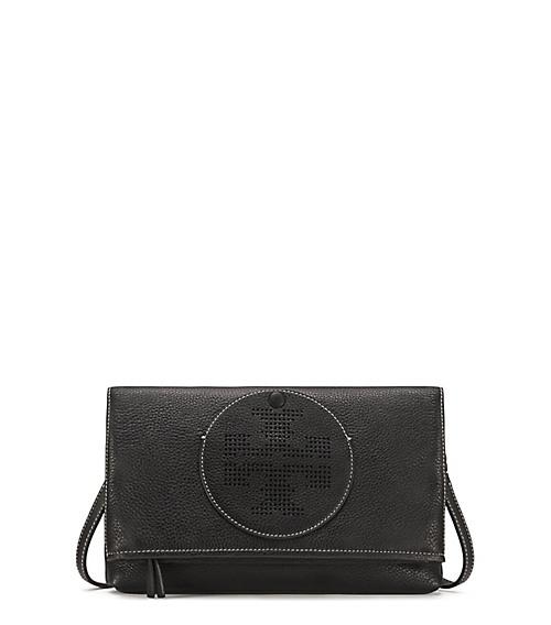 Tory Burch Perforated-logo Fold-over Cross-body