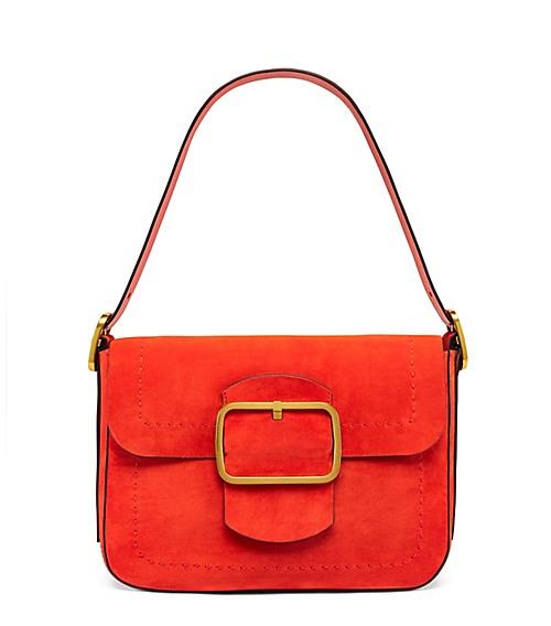 Tory Burch Sawyer Suede Shoulder Bag