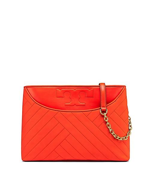 Tory Burch Alexa Suede Center-zip Tote