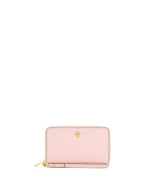 Tory Burch Robinson Zip-around Smartphone Wristlet