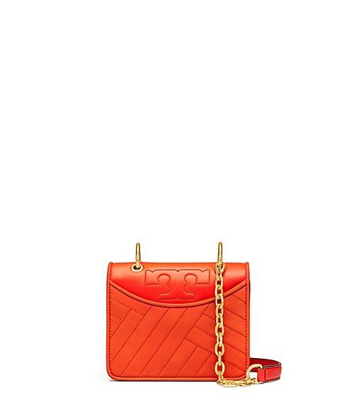 Tory Burch Alexa Suede Convertible Mini Shoulder Bag