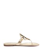 Tory Burch Miller Sandals, Metallic Leather