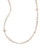 Tory Burch Crystal-pearl Long Necklace