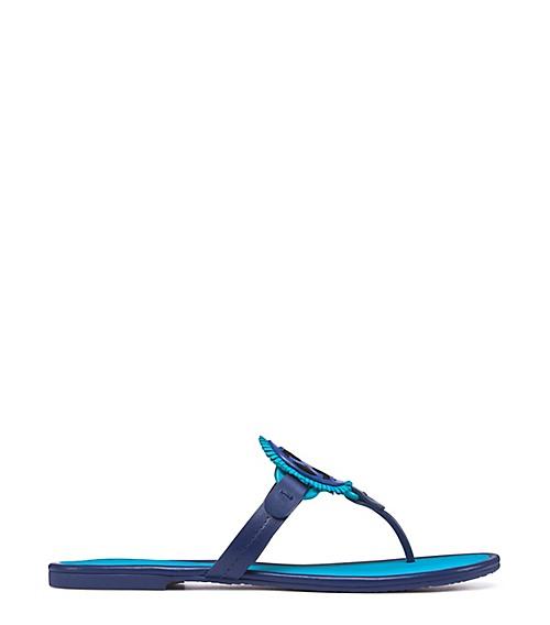 Tory Burch Miller Fringe Sandals, Leather