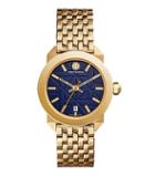 Tory Burch Whitney Watch, Gold-tone/navy, 35 Mm
