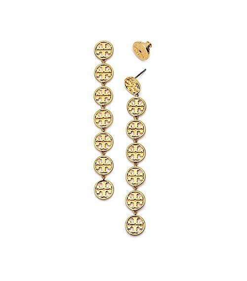 Tory Burch Linear Logo Earring