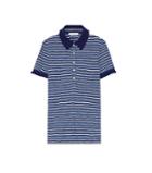 Tory Burch Striped Lacey Polo