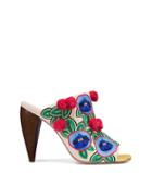 Tory Burch Ellis Embroidered Mule