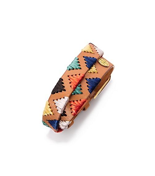 Tory Burch Raffia Double-wrap Bracelet