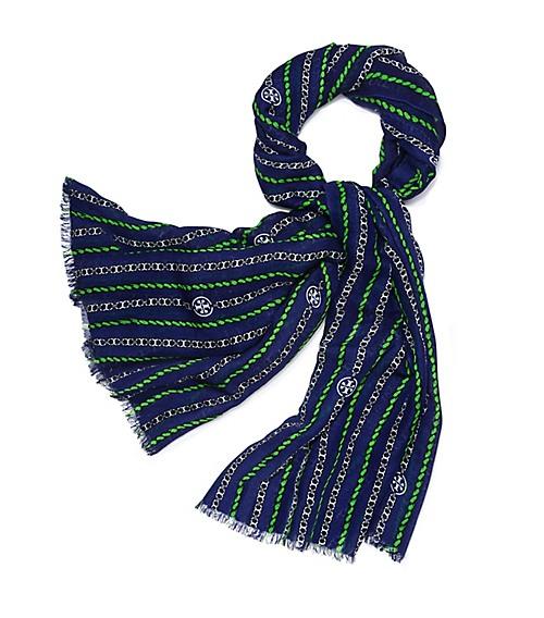 Tory Burch Gemini Link Rope Oblong Scarf