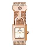 Tory Burch Surrey Watch, Rose Gold-tone/ivory, 22 X 24 Mm