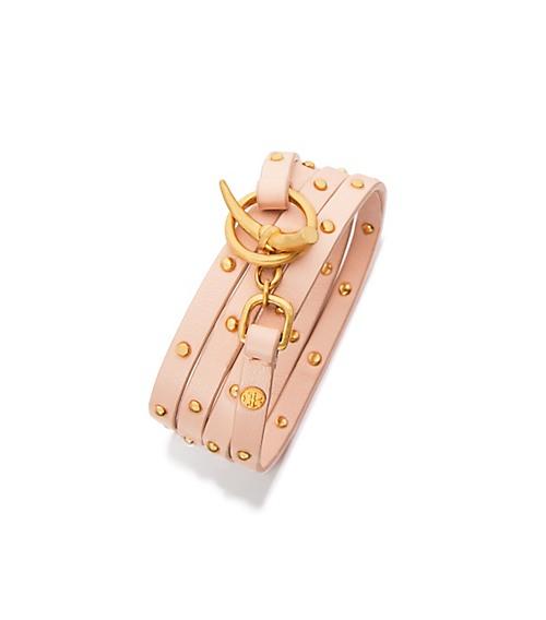 Tory Burch Studded Multi-wrap Bracelet