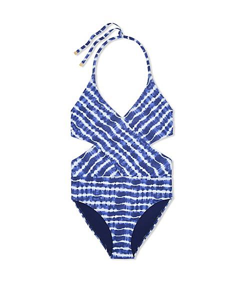 Tory Burch Tie-dye Wrap One-piece