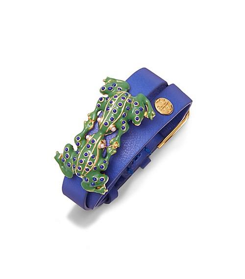 Tory Burch Double-wrap Frog Bracelet