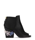 Tory Burch Embroidered Floral Booties