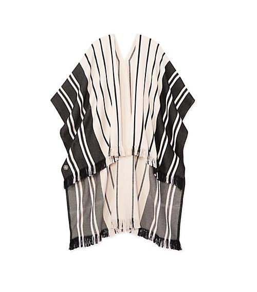 Tory Burch Jamaican Stripe Poncho