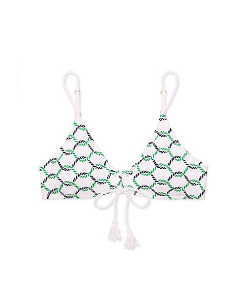 Tory Burch Isle Rope Lace-up Top