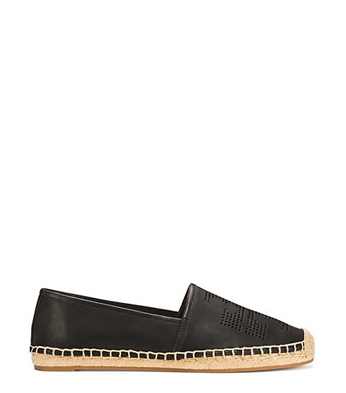 Tory Burch Perforated Logo Espadrilles