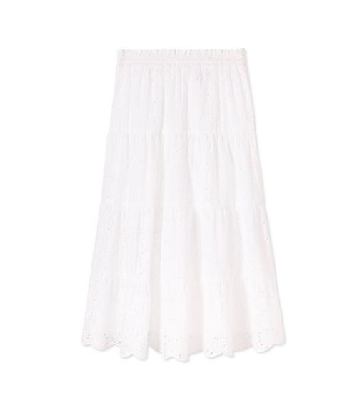 Tory Burch Pull-on Broderie Skirt