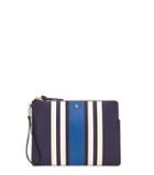 Tory Burch Tory Burch Foundation Striped Large Pouch