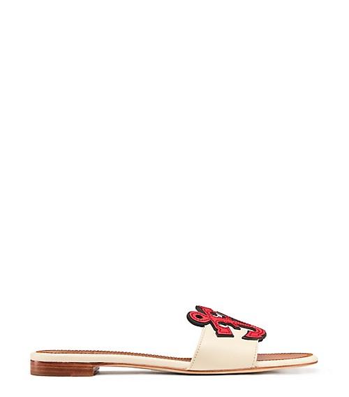 Tory Burch Maritime Mismatched Slide