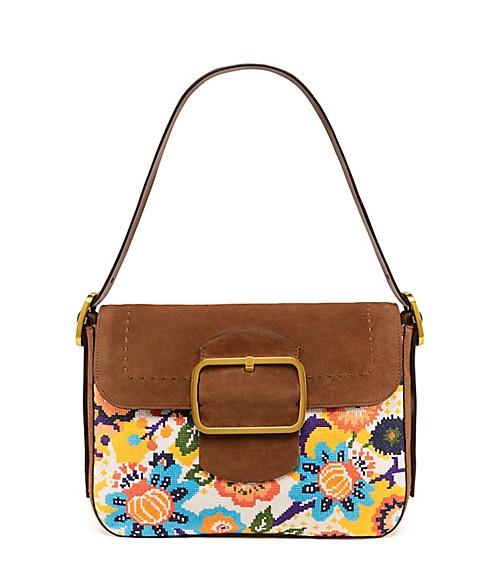 Tory Burch Sawyer Needlepoint Shoulder Bag