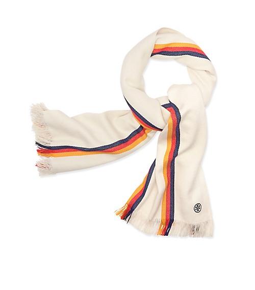 Tory Burch Multi-stripe Oblong Scarf