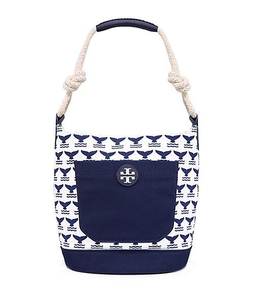 Tory Burch Nautical Canvas Hobo