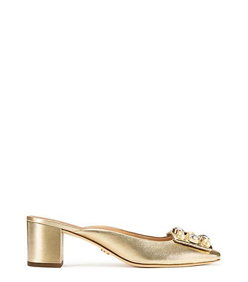 Tory Burch Vail Metallic Mule