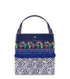 Tory Burch Beaded Parrot Tote