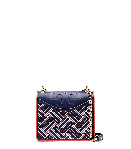 Tory Burch Alexa Embroidered Convertible Shoulder Bag