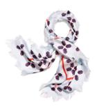 Tory Burch Beetle Bug Fringed Silk Square Scarf