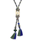 Tory Burch Long Gemini-link Rope Necklace