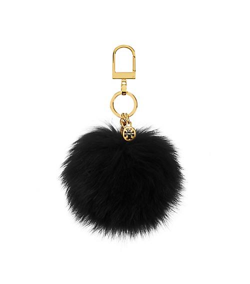 Tory Burch Fur Pom-pom Key Fob