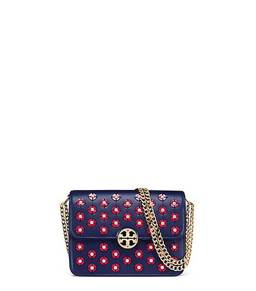 Tory Burch Duet Chain Embellished Convertible Shoulder Bag